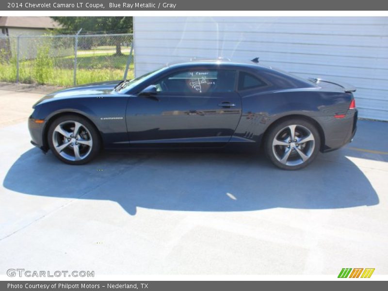 Blue Ray Metallic / Gray 2014 Chevrolet Camaro LT Coupe