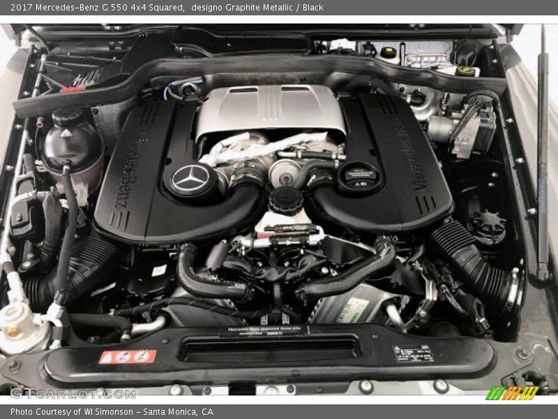  2017 G 550 4x4 Squared Engine - 4.0 Liter DI biturbo DOHC 32-Valve VVT V8