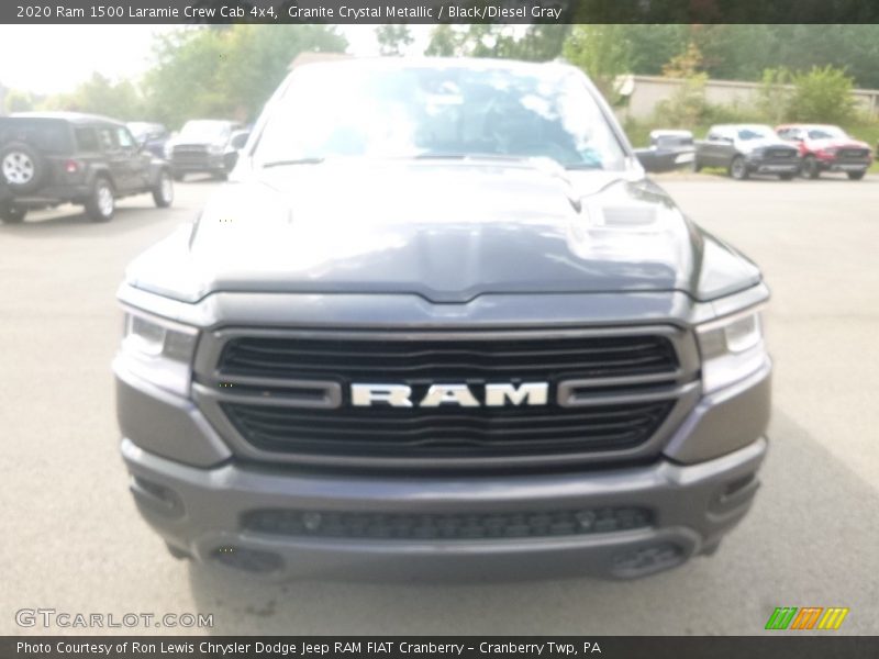 Granite Crystal Metallic / Black/Diesel Gray 2020 Ram 1500 Laramie Crew Cab 4x4