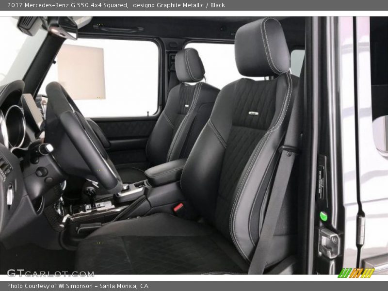 Front Seat of 2017 G 550 4x4 Squared