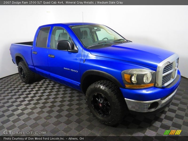 Mineral Gray Metallic / Medium Slate Gray 2007 Dodge Ram 1500 SLT Quad Cab 4x4