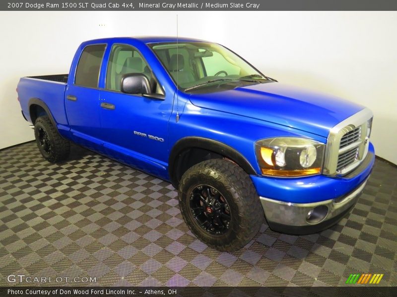 Mineral Gray Metallic / Medium Slate Gray 2007 Dodge Ram 1500 SLT Quad Cab 4x4