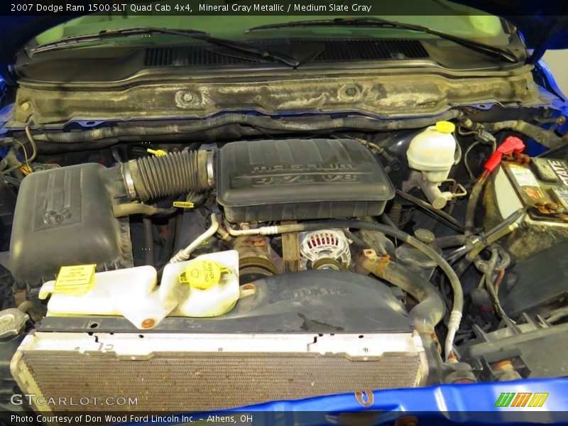 Mineral Gray Metallic / Medium Slate Gray 2007 Dodge Ram 1500 SLT Quad Cab 4x4