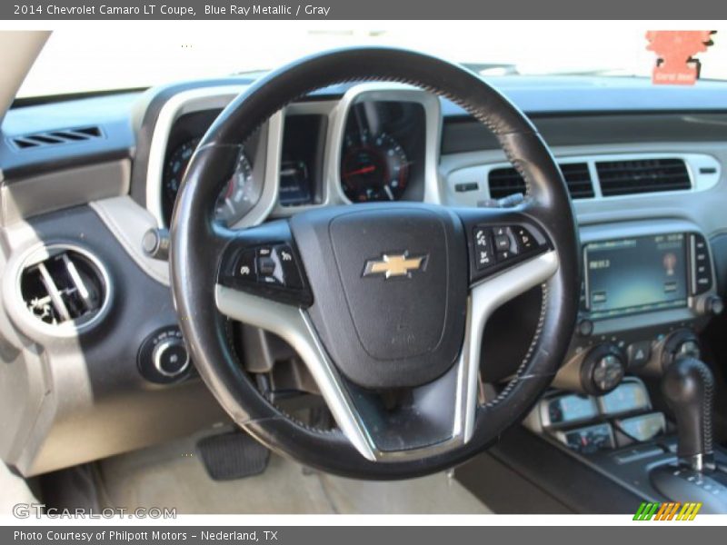 Blue Ray Metallic / Gray 2014 Chevrolet Camaro LT Coupe