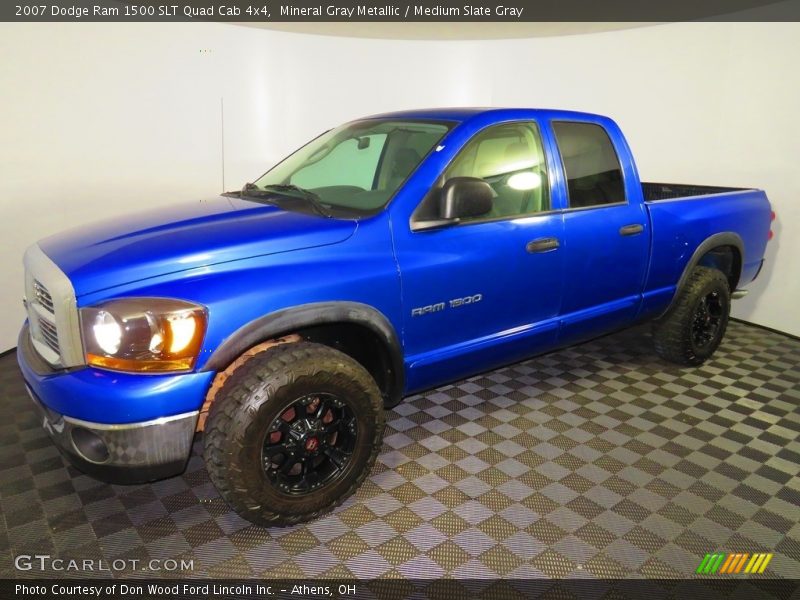 Mineral Gray Metallic / Medium Slate Gray 2007 Dodge Ram 1500 SLT Quad Cab 4x4