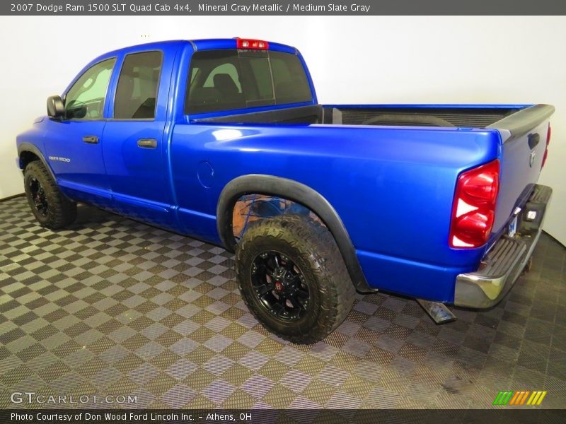 Mineral Gray Metallic / Medium Slate Gray 2007 Dodge Ram 1500 SLT Quad Cab 4x4