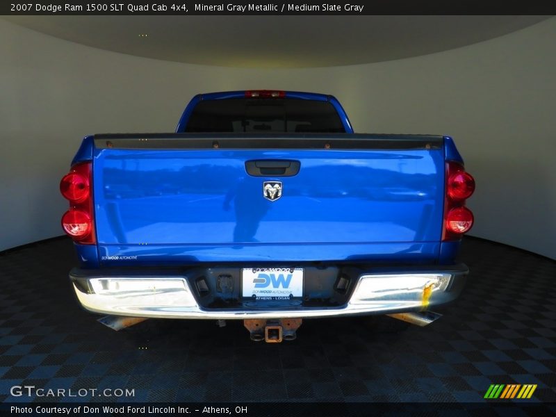 Mineral Gray Metallic / Medium Slate Gray 2007 Dodge Ram 1500 SLT Quad Cab 4x4