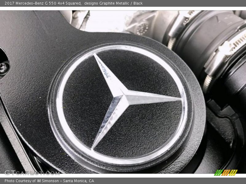 designo Graphite Metallic / Black 2017 Mercedes-Benz G 550 4x4 Squared