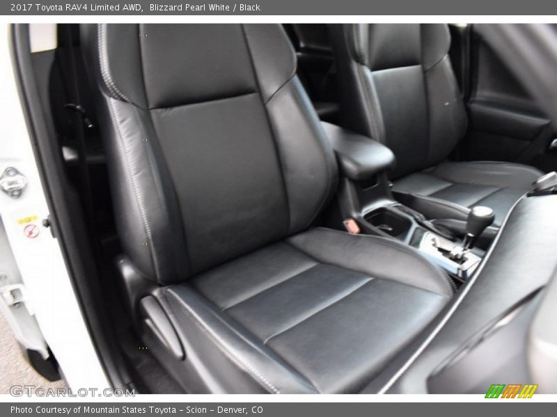 Blizzard Pearl White / Black 2017 Toyota RAV4 Limited AWD