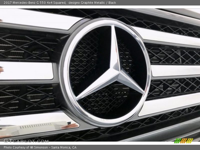 designo Graphite Metallic / Black 2017 Mercedes-Benz G 550 4x4 Squared