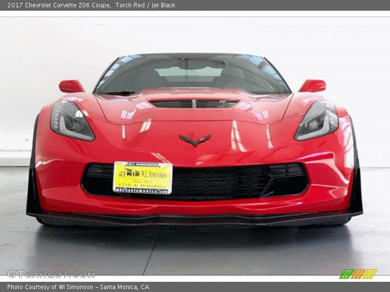 Torch Red / Jet Black 2017 Chevrolet Corvette Z06 Coupe