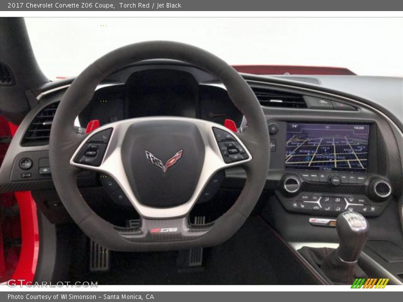 Dashboard of 2017 Corvette Z06 Coupe