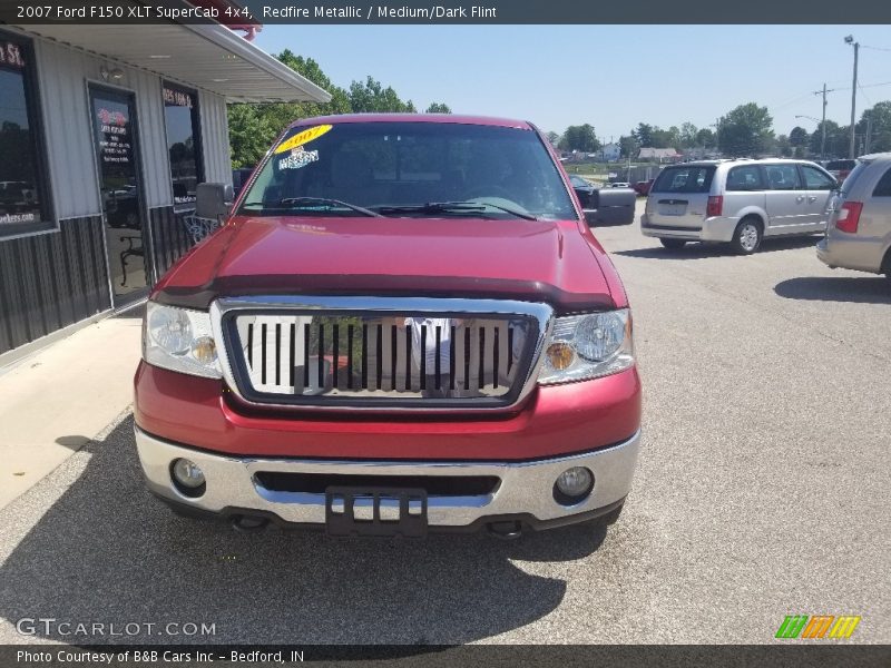 Redfire Metallic / Medium/Dark Flint 2007 Ford F150 XLT SuperCab 4x4
