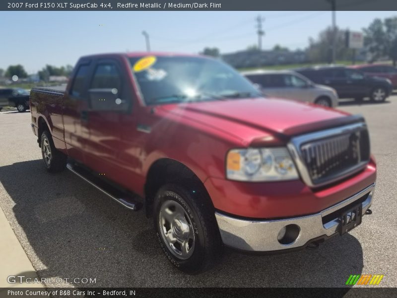 Redfire Metallic / Medium/Dark Flint 2007 Ford F150 XLT SuperCab 4x4