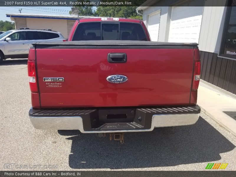 Redfire Metallic / Medium/Dark Flint 2007 Ford F150 XLT SuperCab 4x4