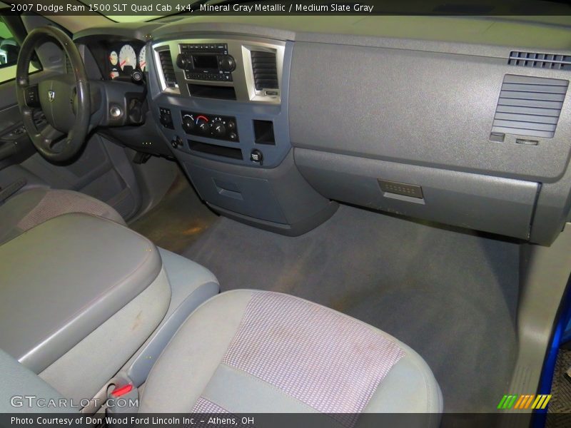Mineral Gray Metallic / Medium Slate Gray 2007 Dodge Ram 1500 SLT Quad Cab 4x4