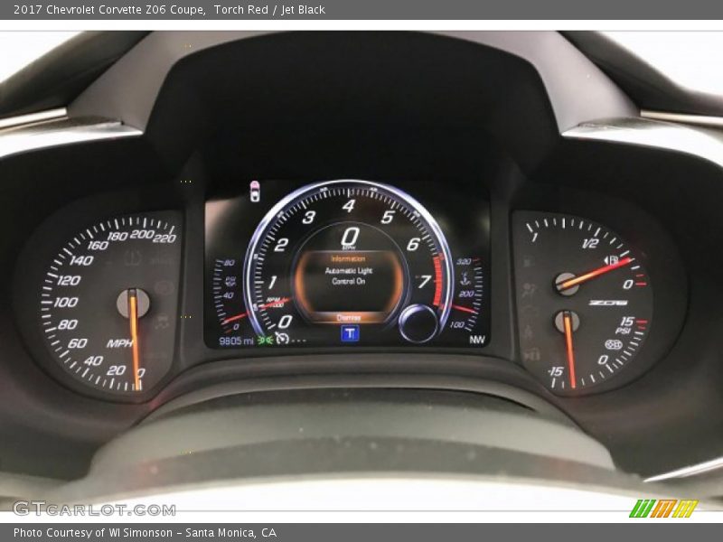  2017 Corvette Z06 Coupe Z06 Coupe Gauges
