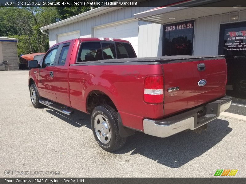 Redfire Metallic / Medium/Dark Flint 2007 Ford F150 XLT SuperCab 4x4
