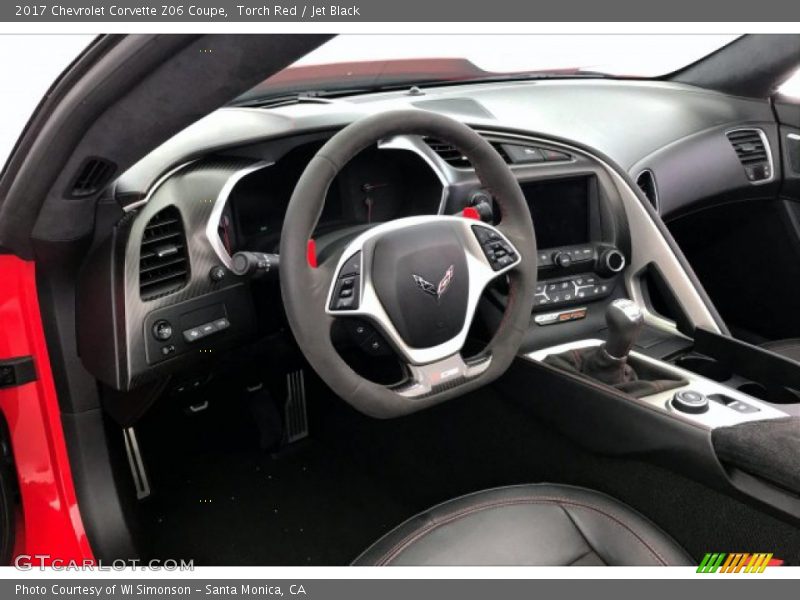 Dashboard of 2017 Corvette Z06 Coupe