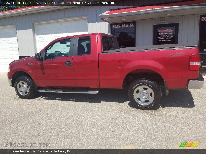 Redfire Metallic / Medium/Dark Flint 2007 Ford F150 XLT SuperCab 4x4
