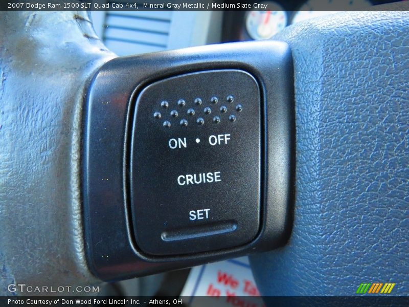 Mineral Gray Metallic / Medium Slate Gray 2007 Dodge Ram 1500 SLT Quad Cab 4x4