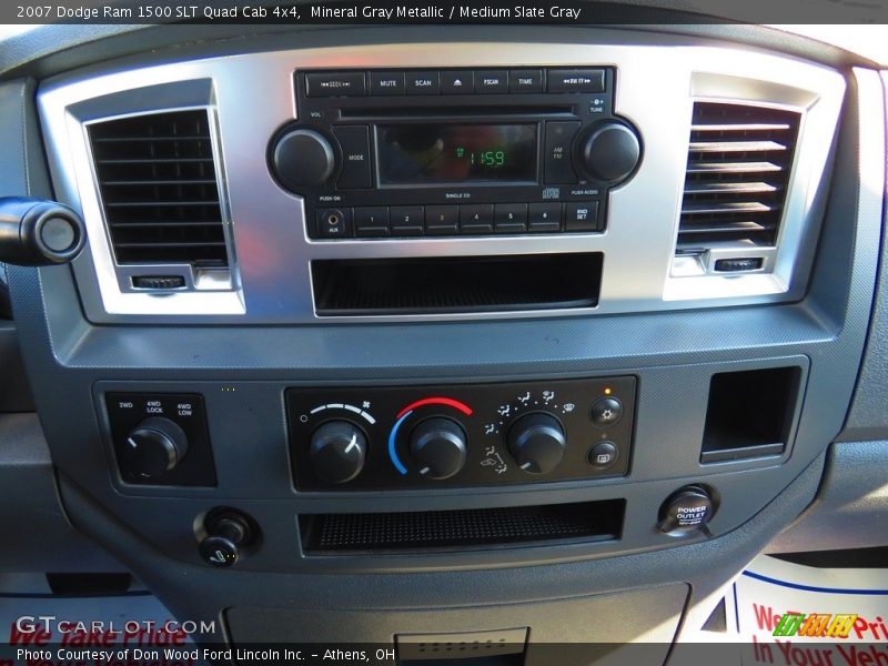 Mineral Gray Metallic / Medium Slate Gray 2007 Dodge Ram 1500 SLT Quad Cab 4x4