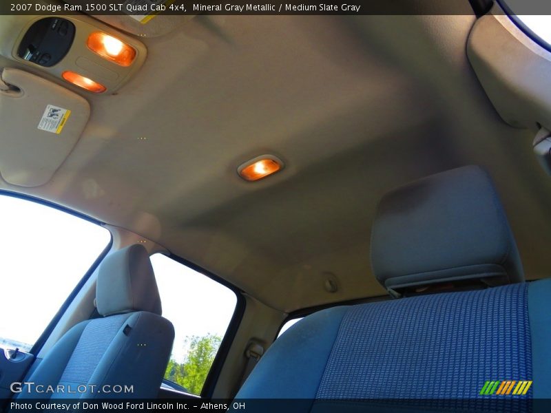 Mineral Gray Metallic / Medium Slate Gray 2007 Dodge Ram 1500 SLT Quad Cab 4x4