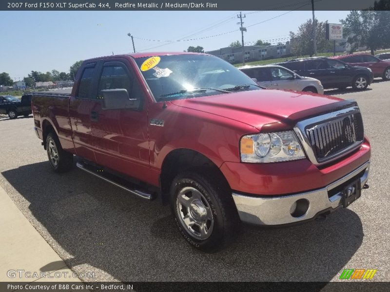Redfire Metallic / Medium/Dark Flint 2007 Ford F150 XLT SuperCab 4x4