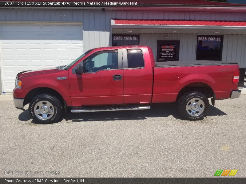 Redfire Metallic / Medium/Dark Flint 2007 Ford F150 XLT SuperCab 4x4