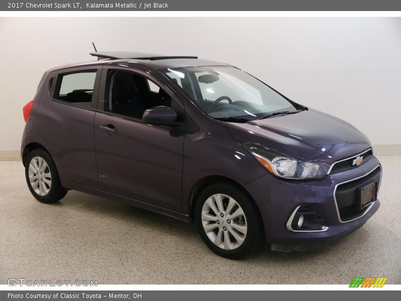 Kalamata Metallic / Jet Black 2017 Chevrolet Spark LT
