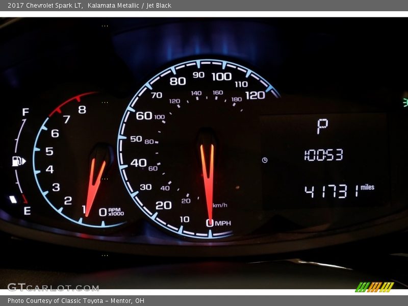 Kalamata Metallic / Jet Black 2017 Chevrolet Spark LT