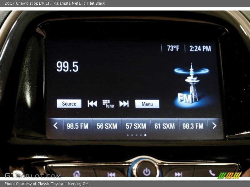Kalamata Metallic / Jet Black 2017 Chevrolet Spark LT