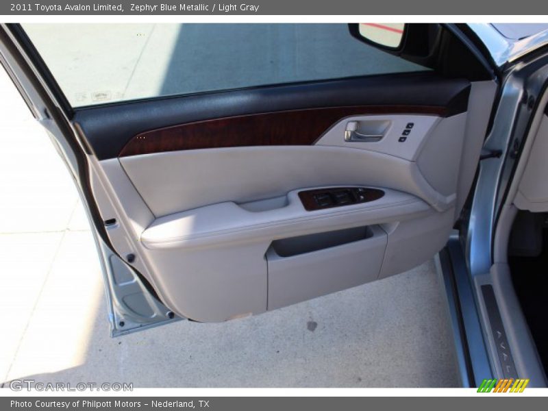 Zephyr Blue Metallic / Light Gray 2011 Toyota Avalon Limited