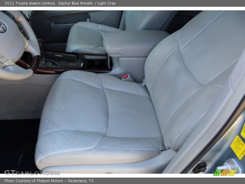 Zephyr Blue Metallic / Light Gray 2011 Toyota Avalon Limited