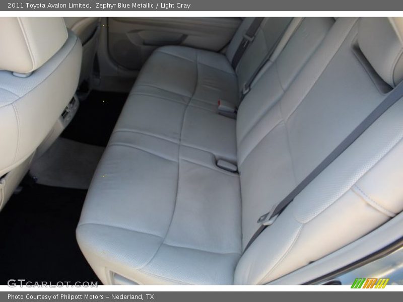 Zephyr Blue Metallic / Light Gray 2011 Toyota Avalon Limited