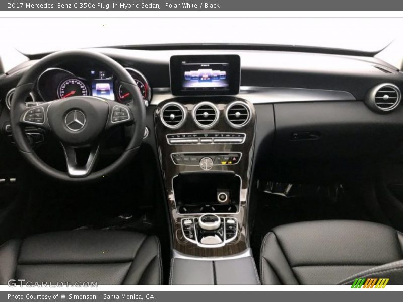 Polar White / Black 2017 Mercedes-Benz C 350e Plug-in Hybrid Sedan