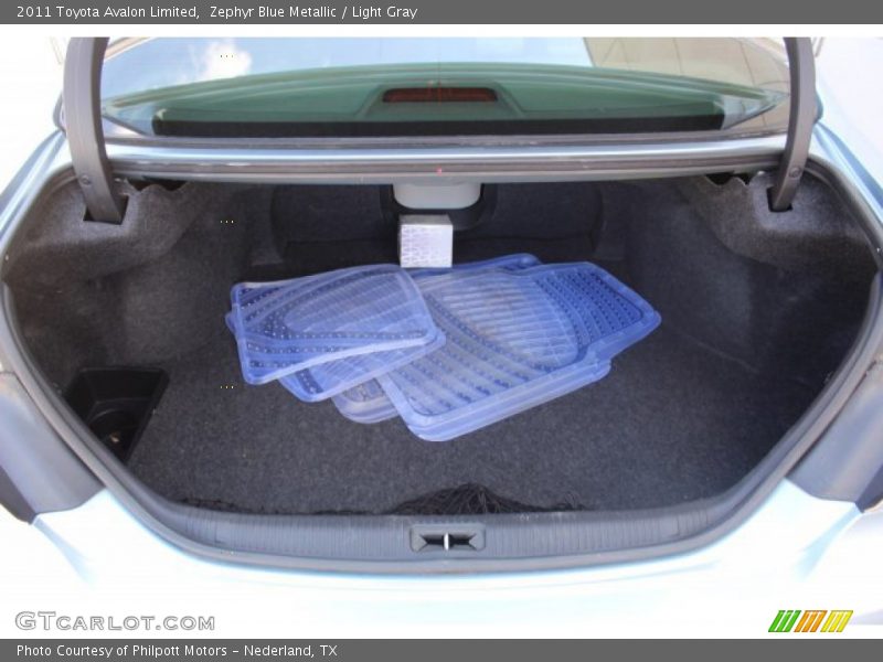 Zephyr Blue Metallic / Light Gray 2011 Toyota Avalon Limited