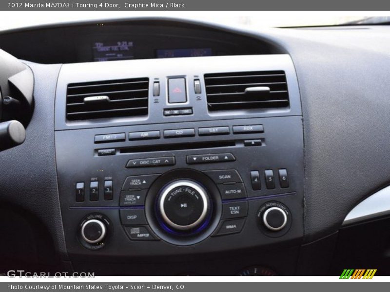 Graphite Mica / Black 2012 Mazda MAZDA3 i Touring 4 Door