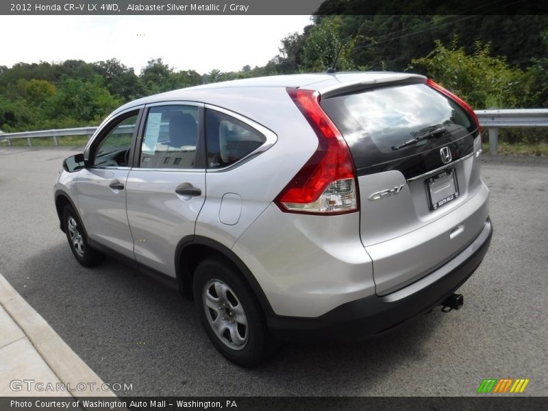 Alabaster Silver Metallic / Gray 2012 Honda CR-V LX 4WD