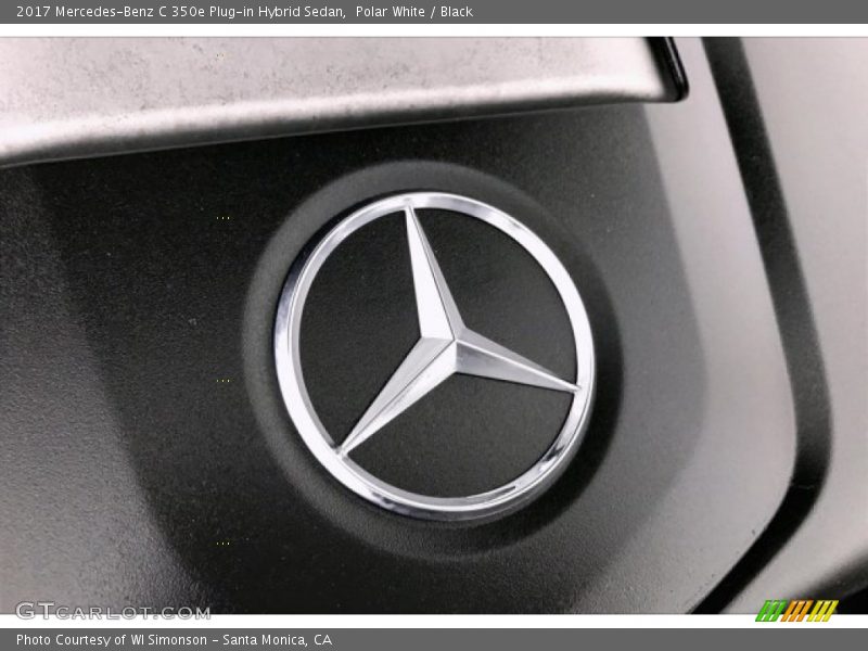 Polar White / Black 2017 Mercedes-Benz C 350e Plug-in Hybrid Sedan