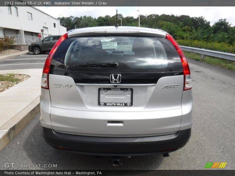 Alabaster Silver Metallic / Gray 2012 Honda CR-V LX 4WD
