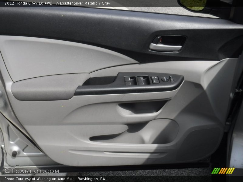 Alabaster Silver Metallic / Gray 2012 Honda CR-V LX 4WD
