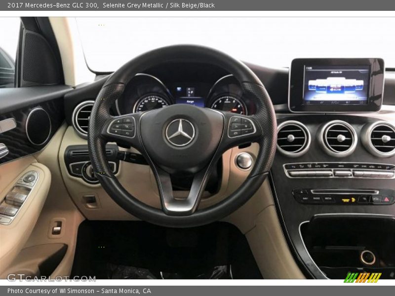 Selenite Grey Metallic / Silk Beige/Black 2017 Mercedes-Benz GLC 300
