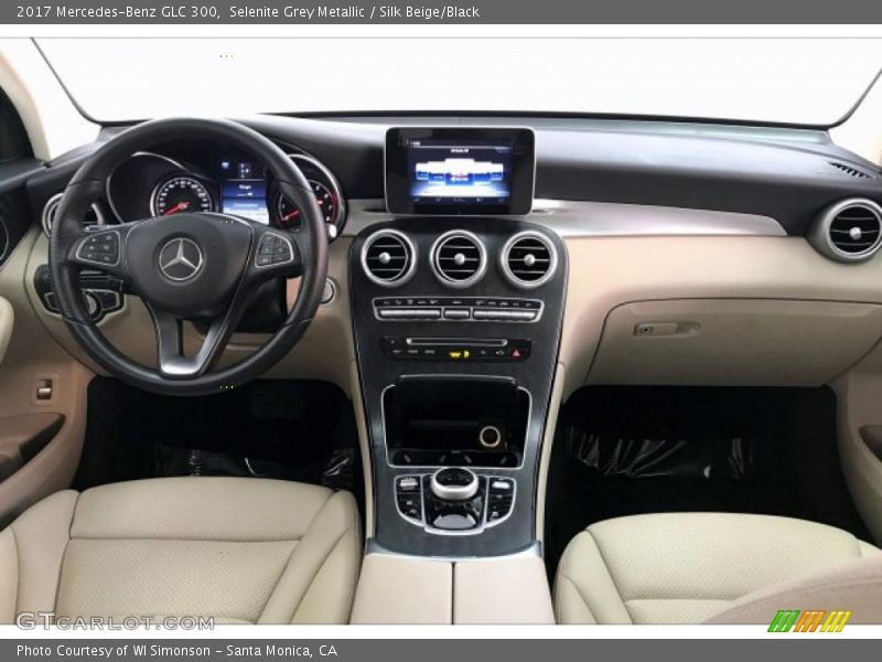 Selenite Grey Metallic / Silk Beige/Black 2017 Mercedes-Benz GLC 300