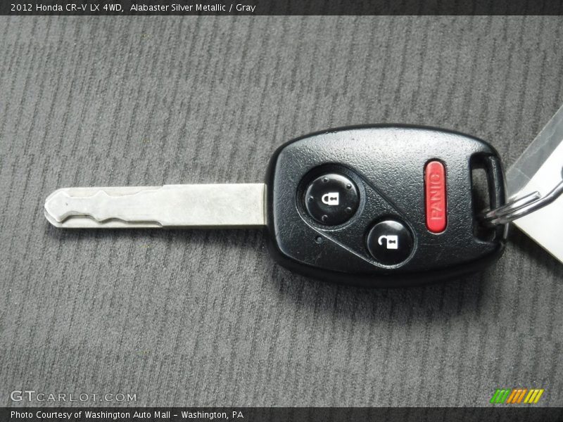 Alabaster Silver Metallic / Gray 2012 Honda CR-V LX 4WD