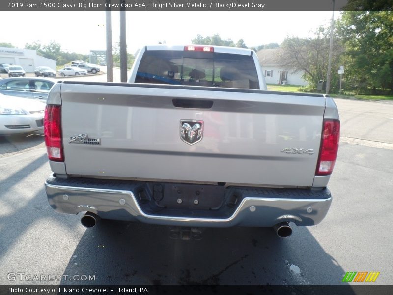 Bright Silver Metallic / Black/Diesel Gray 2019 Ram 1500 Classic Big Horn Crew Cab 4x4