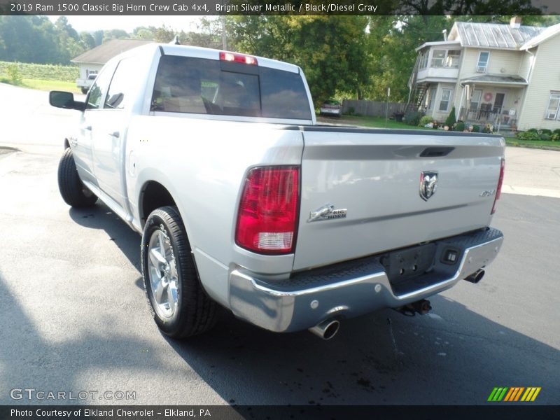 Bright Silver Metallic / Black/Diesel Gray 2019 Ram 1500 Classic Big Horn Crew Cab 4x4