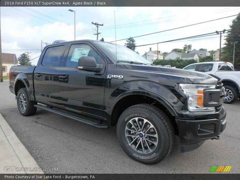 Agate Black / Black 2019 Ford F150 XLT SuperCrew 4x4