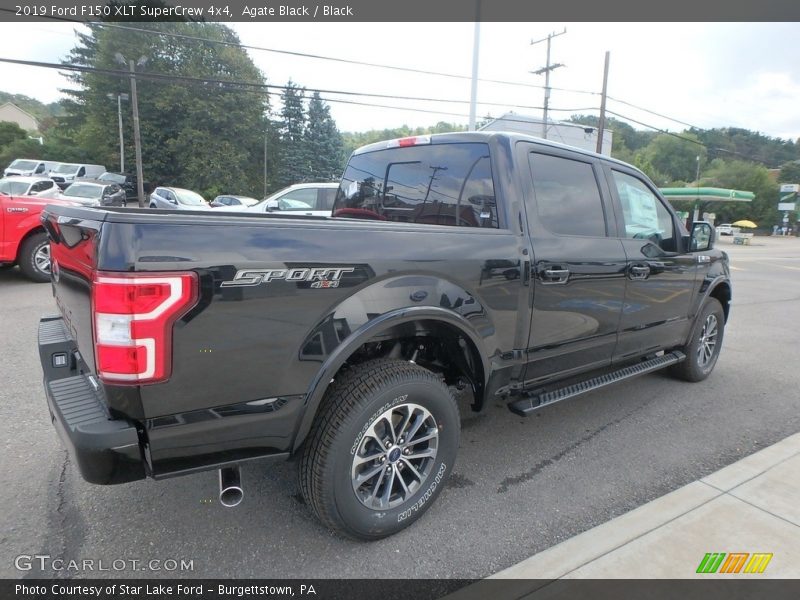 Agate Black / Black 2019 Ford F150 XLT SuperCrew 4x4