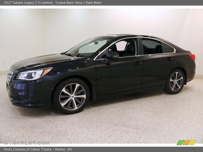 Crystal Black Silica / Slate Black 2017 Subaru Legacy 2.5i Limited